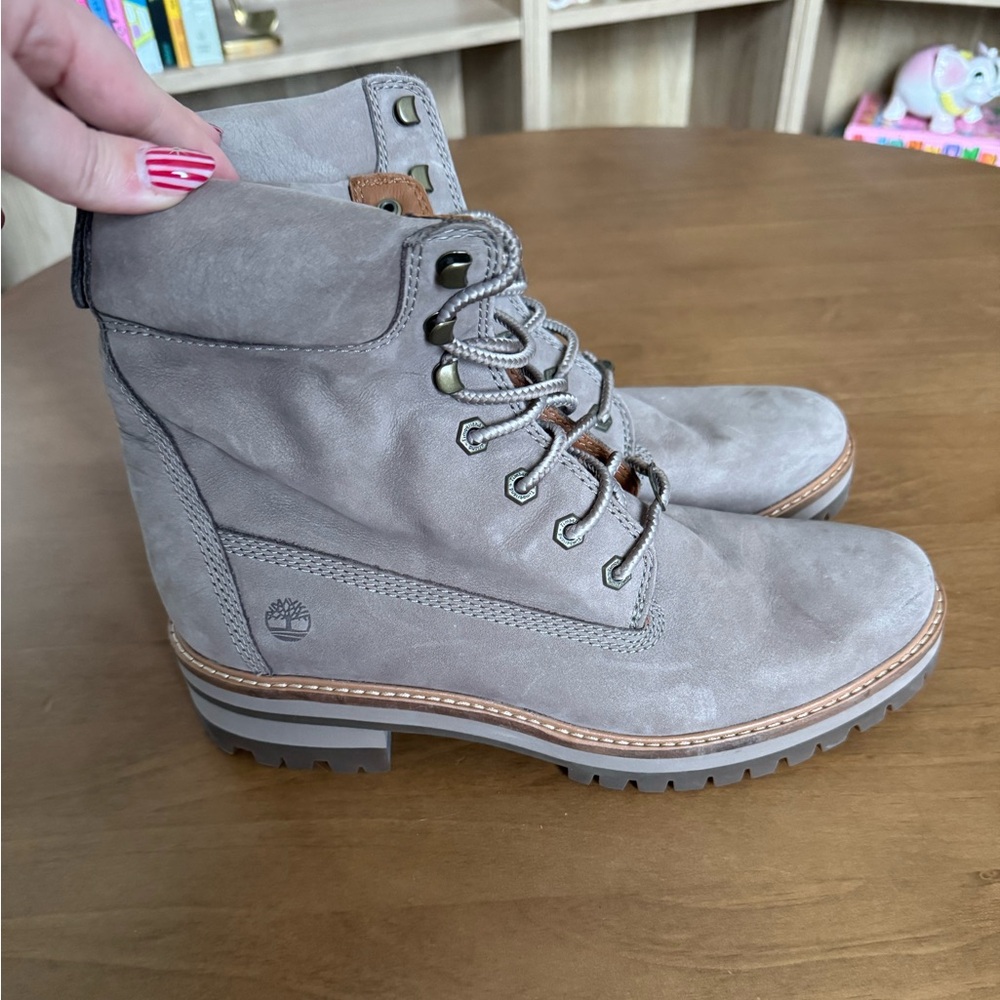 Timberland Women's Taupe Suede Boots